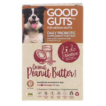 Good Guts for Medium Mutts - Human Grade Probiotic Powder For Dogs - Fidobiotics - probiotics for dogs and cats