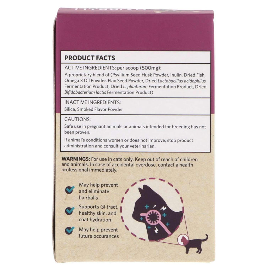 Hairball Buster - Hairball Aid With Probiotic Powder For Cats - Fidobiotics - probiotics for dogs and cats