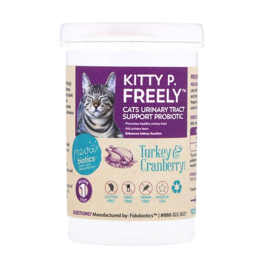 Kitty P. Freely - Urinary Tract Support - Fidobiotics - probiotics for dogs and cats